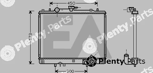 Eaclima 31R51133 — Radiator, engine cooling