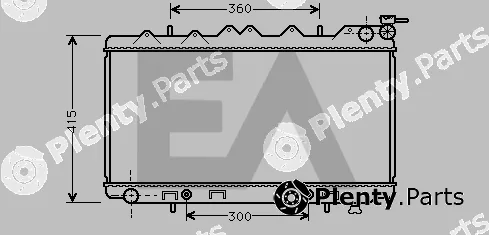 Eaclima 31R18065 — Radiator, engine cooling