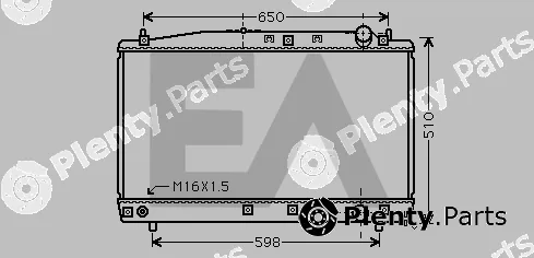 Eaclima 31R71194 — Radiator, engine cooling