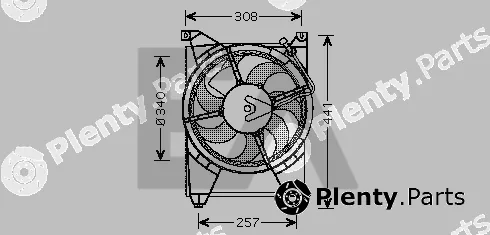 Eaclima 33V28014 — Fan, engine cooling