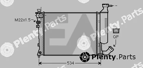 Eaclima 31R10089 — Radiator, engine cooling