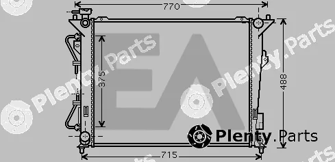 Eaclima 31R28056 — Radiator, engine cooling