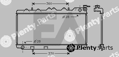Eaclima 31R18117 — Radiator, engine cooling