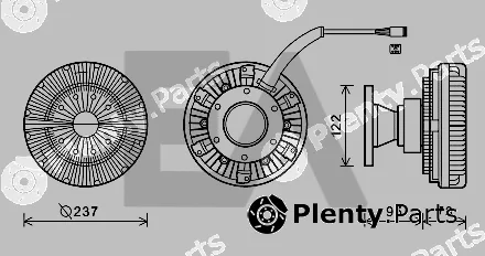 Eaclima 35C63D06 — Fan Wheel, engine cooling