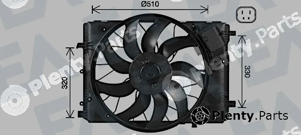 Eaclima 33V50025 — Fan, engine cooling