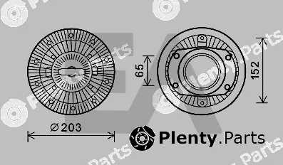 Eaclima 35C30D06 — Fan Wheel, engine cooling