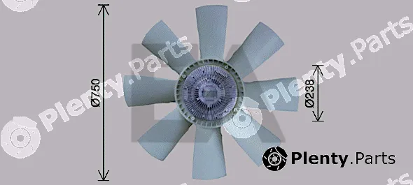 Eaclima 35C63C03 — Fan Wheel, engine cooling