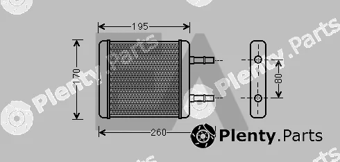 Eaclima 45C28022 — Heat Exchanger, interior heating