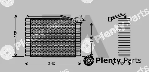 Eaclima 43B02006 — Evaporator, air conditioning