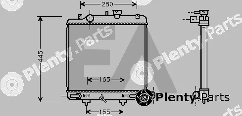 Eaclima 31R52057 — Radiator, engine cooling