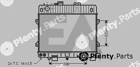 Eaclima 31R07026 — Radiator, engine cooling