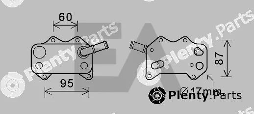 Eaclima 37G77019 — Oil Cooler, engine oil