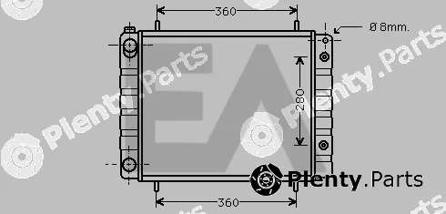Eaclima 31R05055 — Radiator, engine cooling