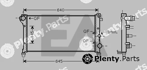 Eaclima 31R25060 — Radiator, engine cooling