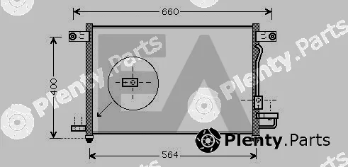 Eaclima 30C20014 — Condenser, air conditioning