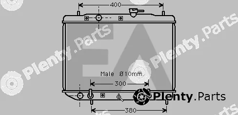 Eaclima 31R68043 — Radiator, engine cooling