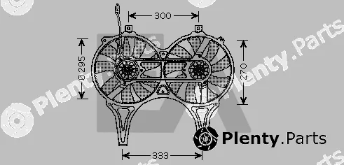Eaclima 33V50011 — Fan, engine cooling