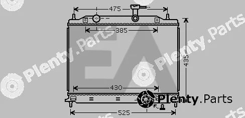 Eaclima 31R36024 — Radiator, engine cooling