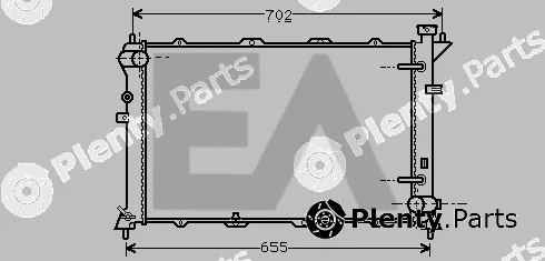 Eaclima 31R28006 — Radiator, engine cooling