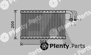 Eaclima 43B07007 — Evaporator, air conditioning
