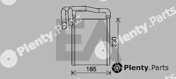 Eaclima 45C36033 — Heat Exchanger, interior heating