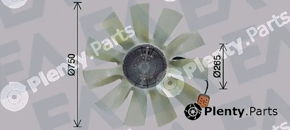 Eaclima 35C63C10 — Fan Wheel, engine cooling