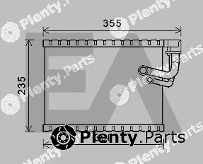 Eaclima 43B02009 — Evaporator, air conditioning