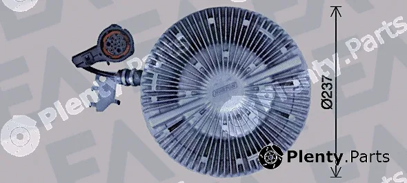 Eaclima 35C45D18 — Fan Wheel, engine cooling
