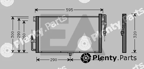 Eaclima 30C54011 — Condenser, air conditioning