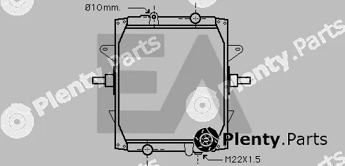 Eaclima 31R59021 — Radiator, engine cooling