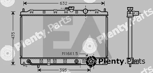 Eaclima 31R51052 — Radiator, engine cooling