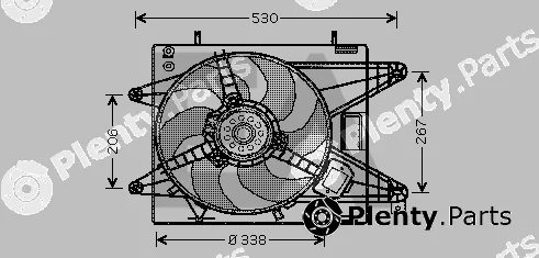 Eaclima 33V25010 — Fan, engine cooling