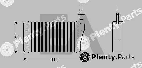 Eaclima 45C54003 — Heat Exchanger, interior heating
