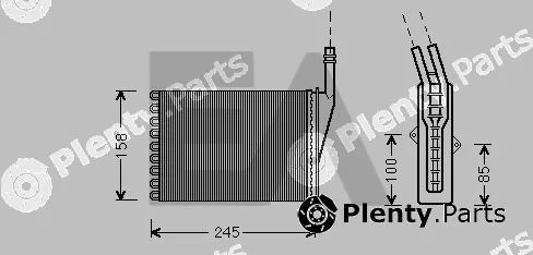 Eaclima 45C60027 — Heat Exchanger, interior heating