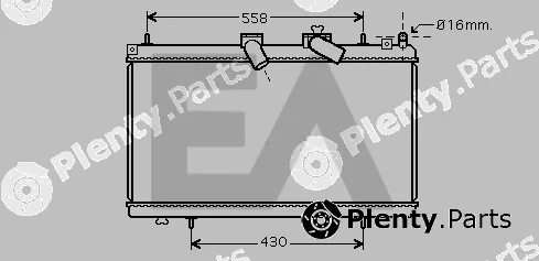 Eaclima 31R55051 — Radiator, engine cooling