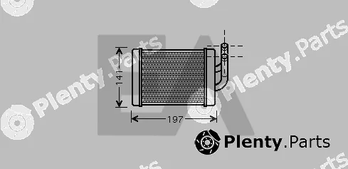 Eaclima 45C28017 — Heat Exchanger, interior heating