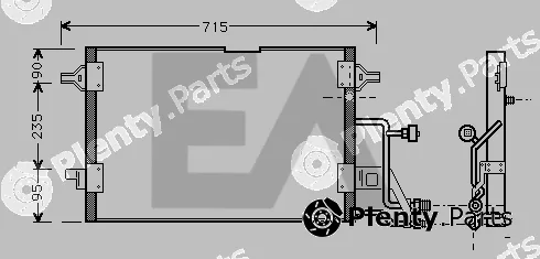 Eaclima 30C02002 — Condenser, air conditioning