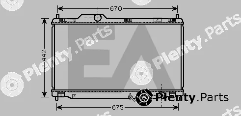 Eaclima 31R71229 — Radiator, engine cooling