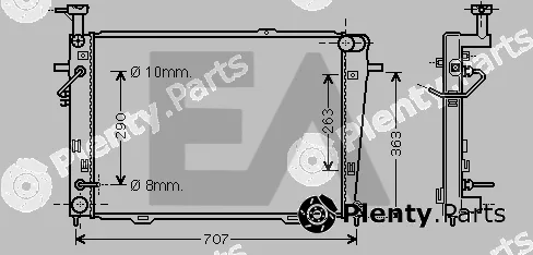 Eaclima 31R28045 — Radiator, engine cooling