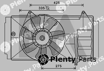 Eaclima 33V71051 — Fan, engine cooling