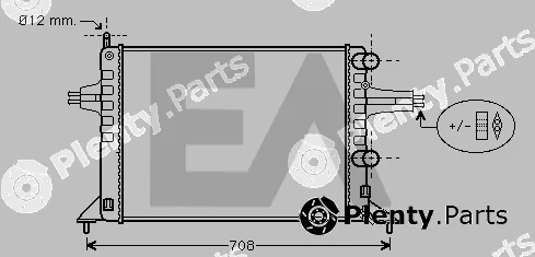 Eaclima 31R54100 — Radiator, engine cooling