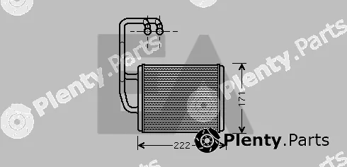 Eaclima 45C36013 — Heat Exchanger, interior heating