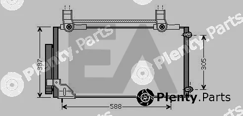 Eaclima 30C26042 — Condenser, air conditioning
