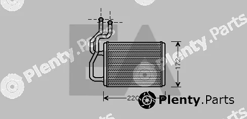 Eaclima 45C36018 — Heat Exchanger, interior heating