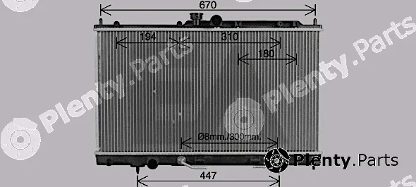 Eaclima 31R51109 — Radiator, engine cooling