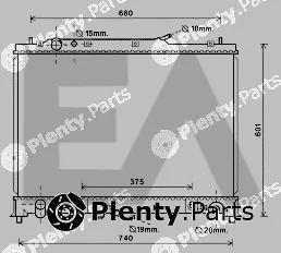 Eaclima 31R52109 — Radiator, engine cooling