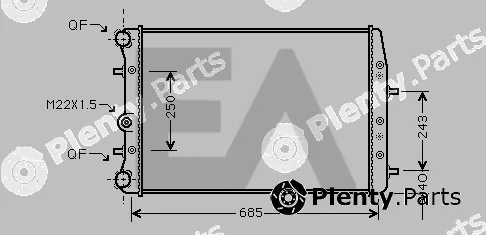 Eaclima 31R61005 — Radiator, engine cooling