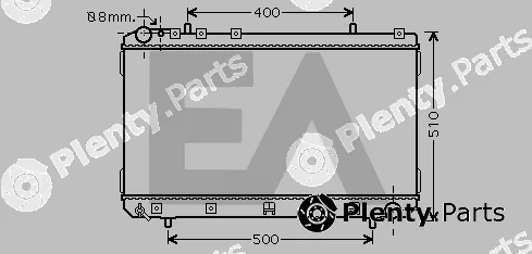 Eaclima 31R20055 — Radiator, engine cooling