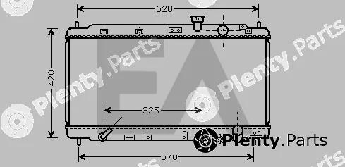 Eaclima 31R26052 — Radiator, engine cooling