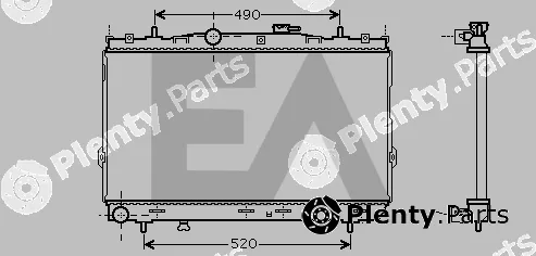 Eaclima 31R28029 — Radiator, engine cooling
